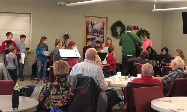 Senior Center visit